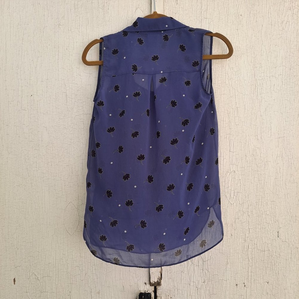 CAbi #5534 Crossover blouse violet 2 Piece Tank XS - Picture 4 of 7